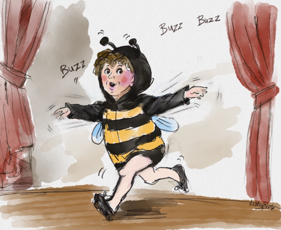 The Bee Who Forgot the Words: Echo Poem (And Audio Narration)